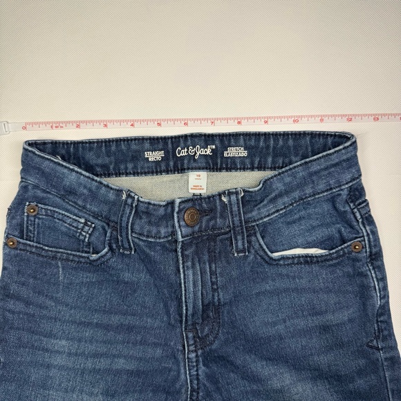 Cat & Jack Boys Size 10 Jeans & Khaki Pants Bundle Stretch Straight Fit - Picture 8 of 16
